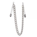 Затискачі на соски Nipple play пінцет chain Heavy Metall