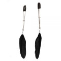 Затискачі на соски Пір'ячко Lucky Bay nipple Play, Black