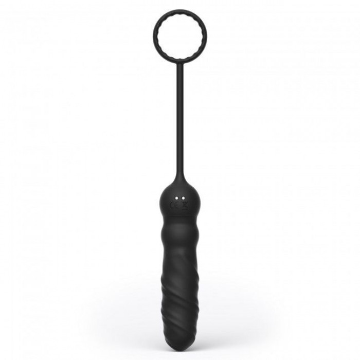 Анальный вибратор Dorcel Deep Seeker с эрекционным кольцом и пультом ДУ