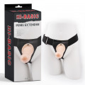 Страпон-фаллопротез без вибрацией Hi-Basic Vibrating Flesh Strap on Ha