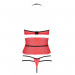 Комплект білизни AKITA SET red L / XL - Passion Exclusive: широкий пояс, ліф, стрінги