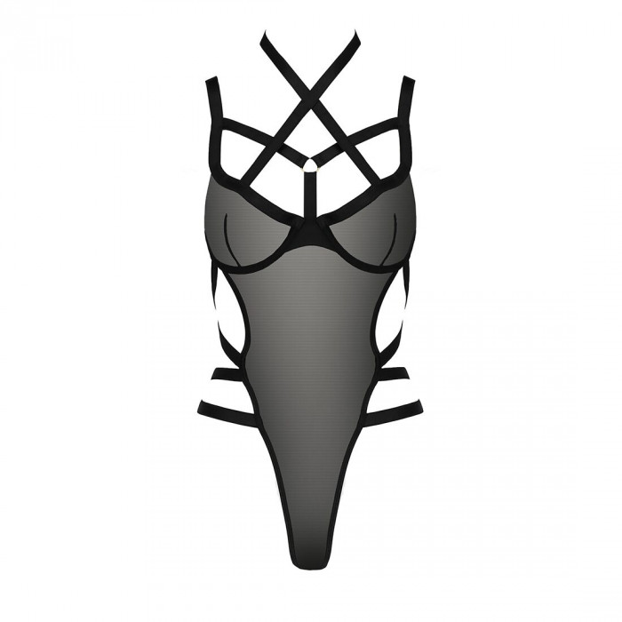 Боді-монокіні HAGAR BODY black S/M - Passion Exclusive