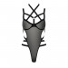 Боді-монокіні HAGAR BODY black S/M - Passion Exclusive