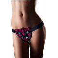 Трусики для страпона з вібропулею TEMTASIA LOVELACE HARNESS RED