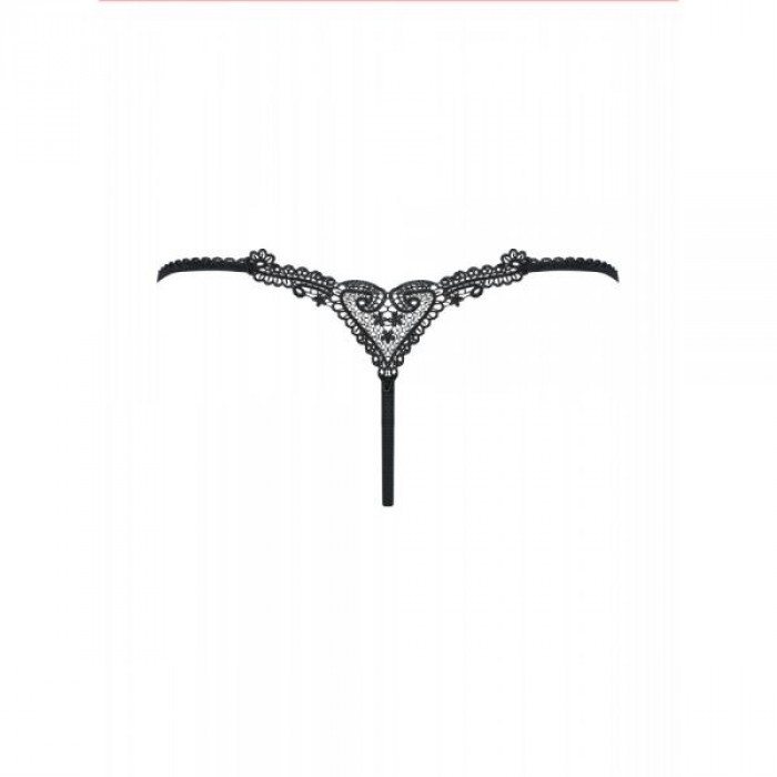 Трусики Obsessive Chiccanta thong black L / XL