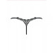Трусики Obsessive Chiccanta thong black L / XL