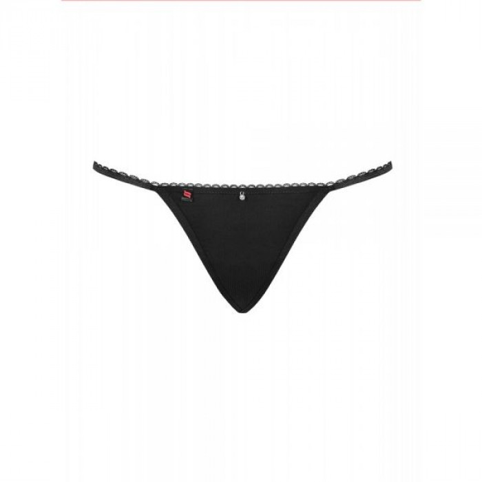 Трусики Obsessive Chiccanta thong black L / XL