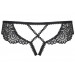 Стрінги Obsessive Mixty crotchless panties black S / M