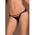 Стрінги Obsessive Mixty crotchless panties black S / M