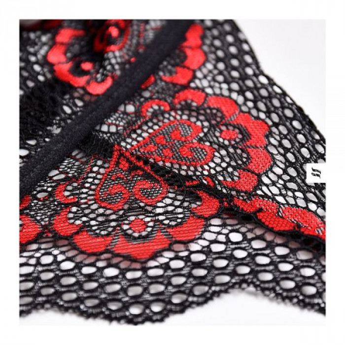 Трусики Obsessive Megies panties black S/M