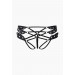 Трусики Fetish з розрізом чорні LeFrivole, L / XL, 46-48