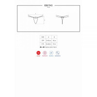 410934 стрінги Obsessive 838-THO-3 S/M червоні