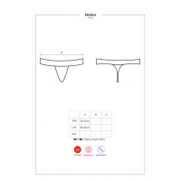 Стрінги Obsessive hetea thong red S / M