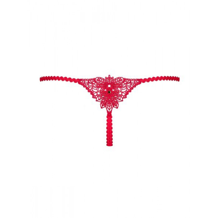 Стрінги Obsessive hetea thong red L / XL