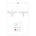 Стрінги Obsessive hetea thong red L / XL