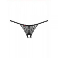 Трусики Obsessive Chiccanta crotchless panties black S / M