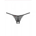 Трусики Obsessive Chiccanta crotchless panties black S / M