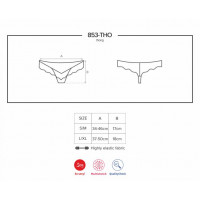 Трусики Obsessive 853-THO-2 thong white L / XL