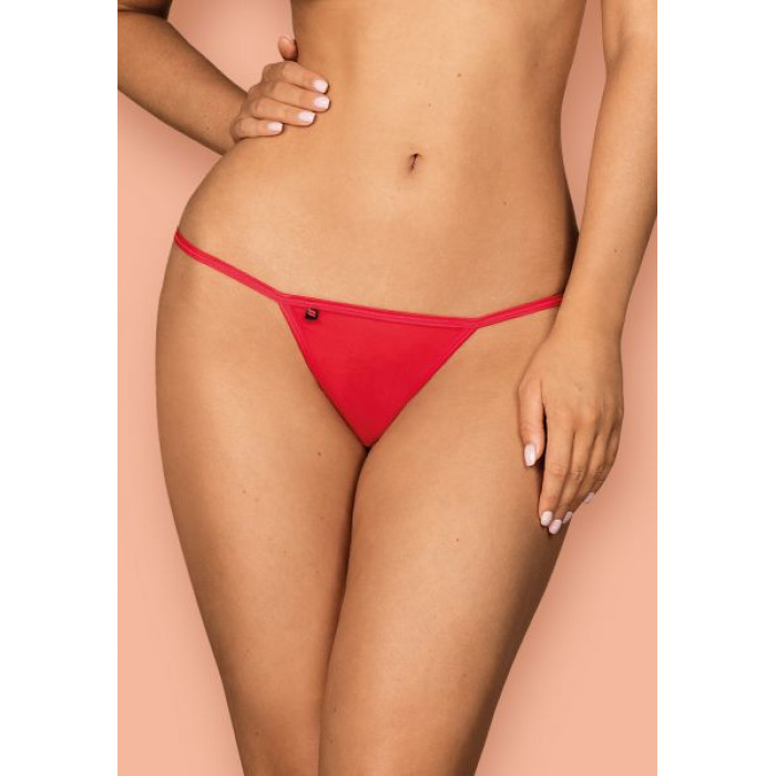 Стрінги Obsessive Giftella thong red S / M