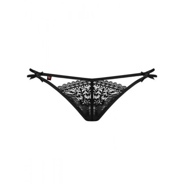 Стрінги жіночі INTENSA DOUBLE THONG Obsessive чорний SM