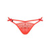 Трусики Obsessive Intensa double thong cherry tomato S/M