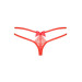 Трусики Obsessive Intensa double thong cherry tomato S/M