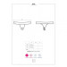 Стрінги Obsessive 876-THC-1 crotchless thong S / M