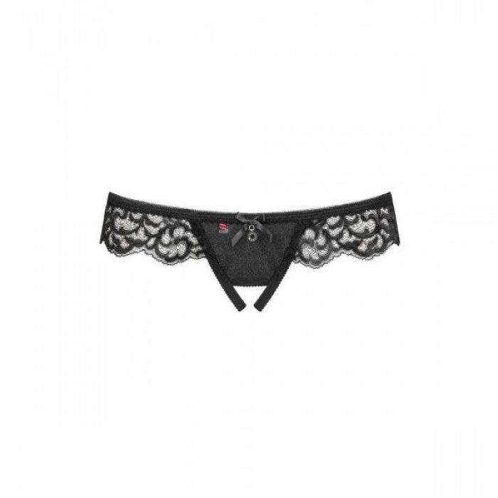 410944 Трусы Laluna crotchless panties black L/XL - MINI