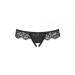 410944 Трусы Laluna crotchless panties black L/XL - MINI