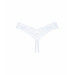 Кружевные танга Obsessive Heavenlly crotchless thong XS/S, с доступом