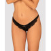 Напівпрозорі трусики з підвіскою Obsessive Ivannes panties black L/XL, чорні