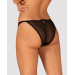 Напівпрозорі трусики з підвіскою Obsessive Ivannes panties black 2XL/3XL, чорні