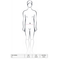 Мужские стринги Passion 005 THONG black L/XL