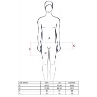 Мужские шорты с фиолотовым гульфиком Passion 009 THONG violet XXL/XXXL