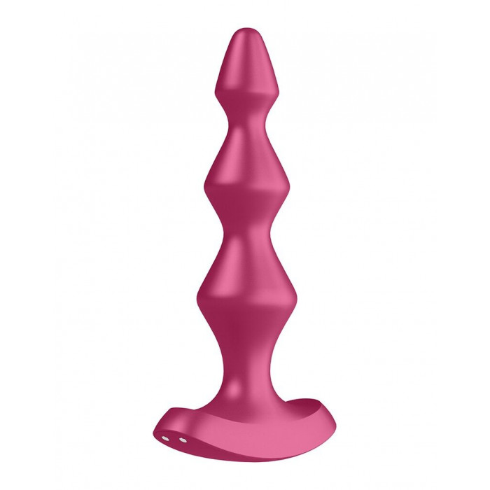 Анальний стимулятор-намистини з двома моторами Satisfyer Lolli-Plug 1 Berry