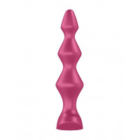Анальний стимулятор-намистини з двома моторами Satisfyer Lolli-Plug 1 Berry
