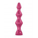 Анальний стимулятор-намистини з двома моторами Satisfyer Lolli-Plug 1 Berry