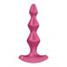 Анальний стимулятор-намистини з двома моторами Satisfyer Lolli-Plug 1 Berry