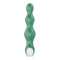 Анальний стимулятор-намистини з двома моторами Satisfyer Lolli-Plug 2 Green