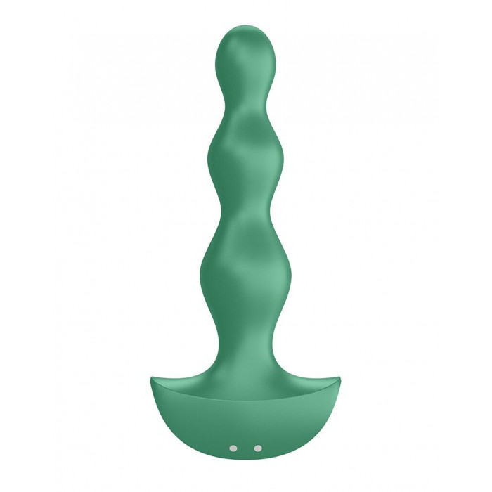 Анальний стимулятор-намистини з двома моторами Satisfyer Lolli-Plug 2 Green