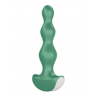 Анальний стимулятор-намистини з двома моторами Satisfyer Lolli-Plug 2 Green