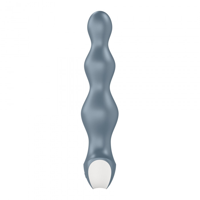 Анальний стимулятор-намистини з двома моторами Satisfyer Lolli-Plug 2 ice blue