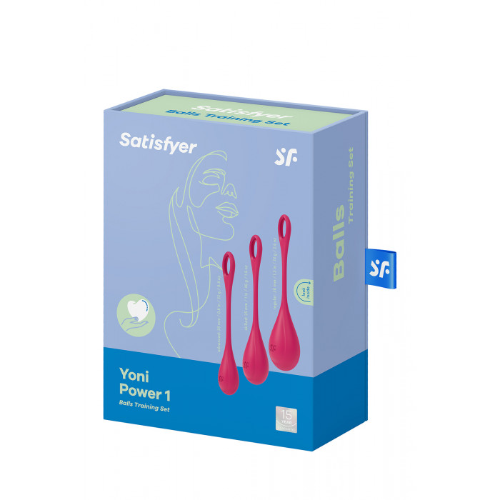 T360186 Набор вагинальных шариков Satisfyer Yoni Power 1 Red