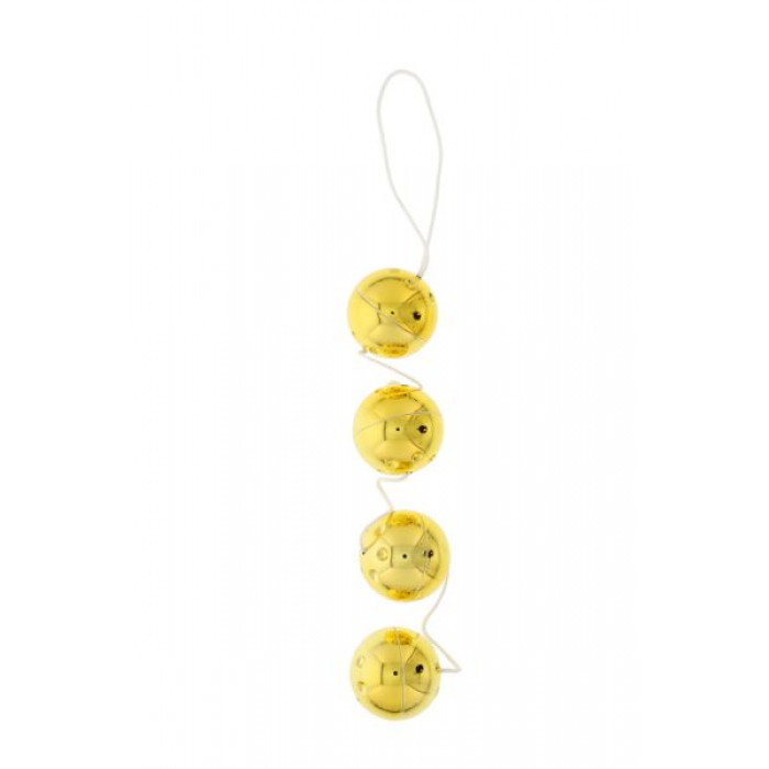 Вагінальні кульки 4 GOLD VIBRO BALLS
