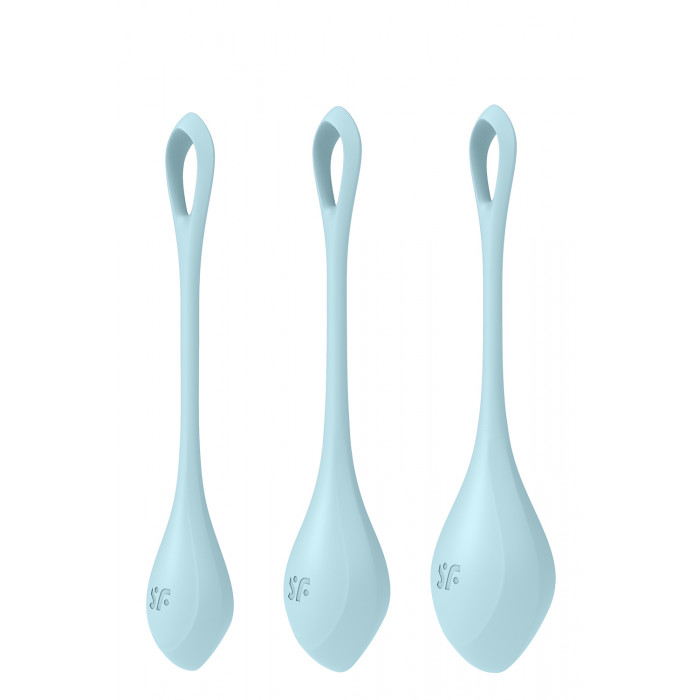 T360189 Набор вагинальных шариков Satisfyer Yoni Power 2 light blue