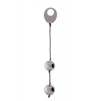 Вагінальні кульки DOMINO METALLIC BALLS, SILVER