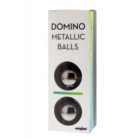 Вагінальні кульки DOMINO METALLIC BALLS, SILVER