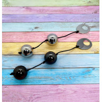 Вагінальні кульки DOMINO METALLIC BALLS, SILVER