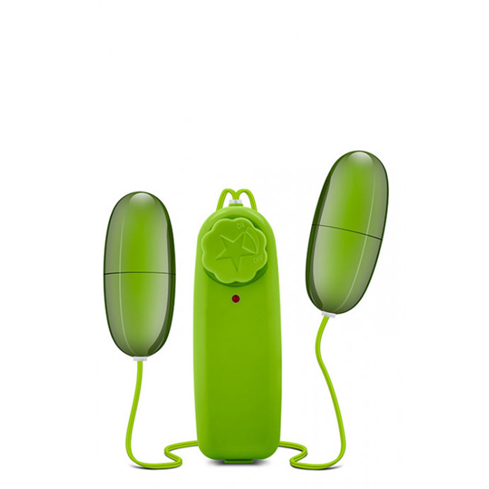T330763 подвійне віброяйце B yours DOUBLE POP EGGS LIME