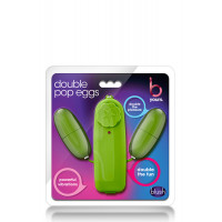 T330763 подвійне віброяйце B yours DOUBLE POP EGGS LIME